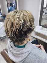 ヘアーパッション(Hair Passion)&nbsp;ウルフ×アンブレラカラー×ブリーチパーマ