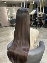 ノエ 心斎橋(Noe)&nbsp;黒髪カタログ/クラゲヘアー/オリーブグレー/髪質改善