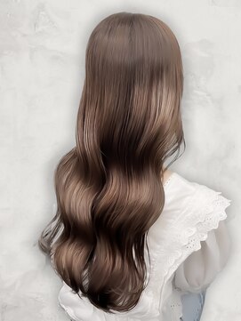 スタートウキョウ 渋谷(STAR TOKYO) 透明感ミルクティ髪質改善カラーロングヘア韓国風