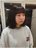 ぱつっと切りっぱなしボブ/タッセルボブ/外はねボブ