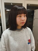 ハク メゾン(HaKU maison) ぱつっと切りっぱなしボブ/タッセルボブ/外はねボブ