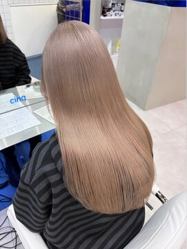 サンクマーケット 渋谷(cinq MARKET) 渋谷ブリーチカラーハイトーンヘーゼルベージュカラー韓国ヘア