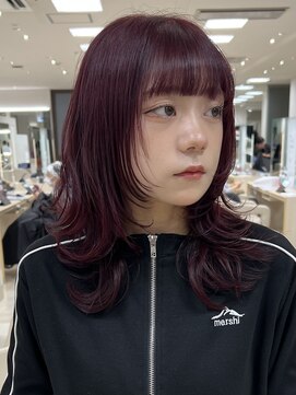 シャルムバイケンジ(Charm.by KENJE) レイヤー/レイヤーカット/ウルフカット/顔周りカット/銀座