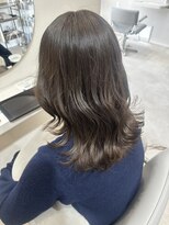 ベル サウス(BHEL south) 津市ロングレイヤーカットハッシュカット透明感カラー重めロング