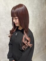 ヘアーメイクチック(HAIR MAKE CHiC)&nbsp;ブリーチなしでできるピンクブラウン エクステロング
