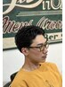 【デザインパーマ】men'sカット＋パーマ【眉カット込み】＜理容室＞