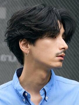 レタッチ バイ フィフス 銀座(RETOUCH by fifth) 新橋メンズパーマフェザーパーマシャドウパーマセンターパート