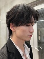 ニコトウキョウ 新宿(nico TOKYO) シースルーマッシュ襟足ありセンターパートウルフ