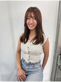 レイヤーカット/イメチェン/ホワイトブロンド/シャドウレイヤー