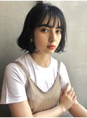 ニュアンスボブ×シースルーバング
