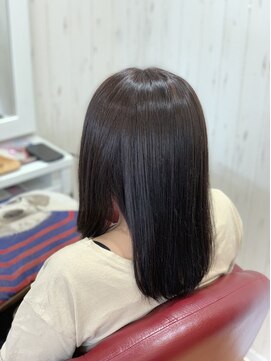 マルキーズ(marquise) 電子トリートメントで潤ツヤセミロング♪【安佐南区】