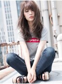 ボサ感×シャレ感☆素髪っぽニュアンスなヴィンテージセミロング