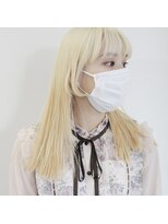 デコヘアーフラッペ(DECO HAIR frappe) 韓国ヘア/姫カット/抜きっぱなしカラー/ダブルカラー