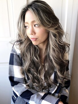 セシルヘアー(CECIL hair) CECIL 下北沢　コントラストハイライト×ベージュ