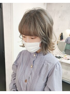 パープル(purple) プラチナホワイトベージュ