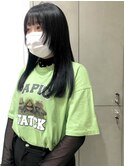 【D'na×古屋】顔まわりカット×ブルーブラック