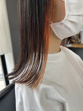 パム 恵比寿(PAM.) インナーカラー（イヤリングカラー）ブリーチあり