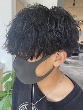 クオル 立川(QOL) メンズパーマ波巻きスパイラルパーマツイストパーママッシュ