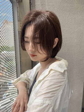 ロンドブルーム 天神大名店(Lond Bloom) 大人かわいい長めショートボブ/美髪