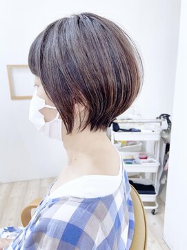 モリオ フロム ロンドン 成増店 【morio成増 セリザワ】くびれショート 髪質改善カラー