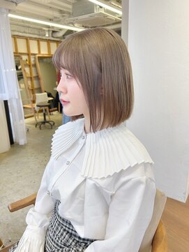 フィーユアンウル 梅田茶屋町(fille en uru.) 誰でも似合うミルクティーベージュ♪♪