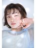 【気になる顔まわりのくせ毛に】小顔カット＋前髪ストレート