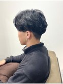 【Cuem菅原】メンズパーマセンターパート色気パーマ