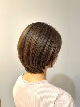 ブロッサム 東久留米店(Blossom) 小顔補正立体カット×ナチュラル丸みボブ 10代20代30代40代50代