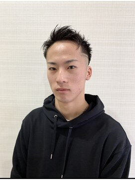 縁 アッシュブラック系　フェードライン☆