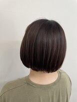 ヘアープロデュース ラピセット 松山(Lapset) 20代30代大人可愛い小顔ショート丸みボブ