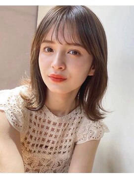 ガーデン 銀座(GARDEN) 伸ばしかけヘア似合わせカットミディアムレイヤーハッシュカット