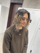 リミットバイアフィナー 大宮店(limit by Afinar) メンズロング波巻きパーマ ツイストスパイラル ツーブロック