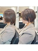 40代/50代/絶壁解消・前下がり・ショートボブ【浅野】