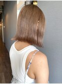 《kitin吉祥寺》 ベージュカラー　ハイトーン　ブリーチ ボブ