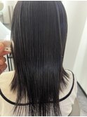 しっかり伸ばした縮毛矯正