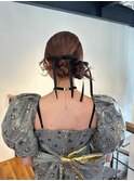 結婚式お呼ばれヘアアレンジ