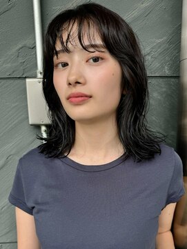 ミンクス 原宿店(MINX) イメチェン前髪小顔こなれミディ_表参道/原宿