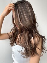 マルフェ 天王寺(marfe)&nbsp;【marfe】ハイライト＿レイヤーカット＿ミルクティーベージュ