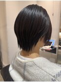 ツーブロックショート