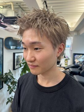 グッドタイムエフティフィフス 横浜西口(GoodTimes ft.fifth) 横浜西口スパイキーショートツーブロック刈り上げフェード30代