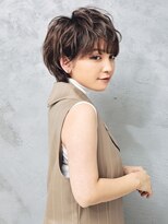 ヘアーサロンソシエ 錦糸町店&nbsp;ハイライト/無造作ショート[錦糸町/錦糸町駅]