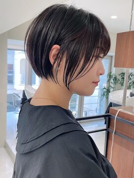 ゴカン バイ ジル ブラン 名古屋(Gokan by JIL BLAN) ハイライトバレイヤージュダブルカラーショートカット30代40代