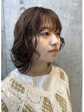 キー(kii) ゆるふわなボブパーマ