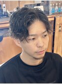 20代ツイストスパイラル◎韓国風マッシュ×束感メンズパーマ