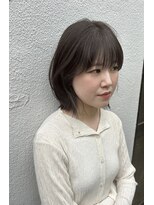 アタ(Ata.)&nbsp;レイヤーカット/グレージュカラー/切りっぱなし【広尾】