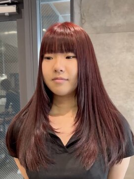 スタイル スマート サロン(STYLE smart salon) 【kanae/藤沢】レイヤーカット×レッド