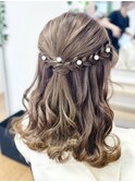 王道ハーフアップ【品川/ヘアセット/着付け】