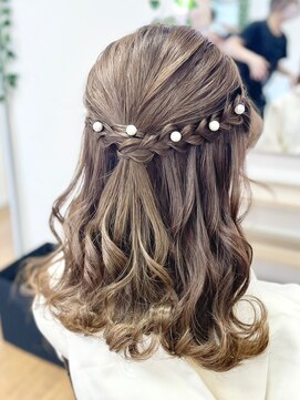 ジェシータ 品川駅前店(GESHITA) 王道ハーフアップ【品川/ヘアセット/着付け】