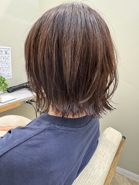 ハイレート 坂戸店(Hairate) 外はね×レイヤー×ボブ