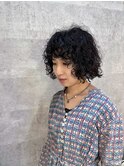 カーリーフレンチボブ